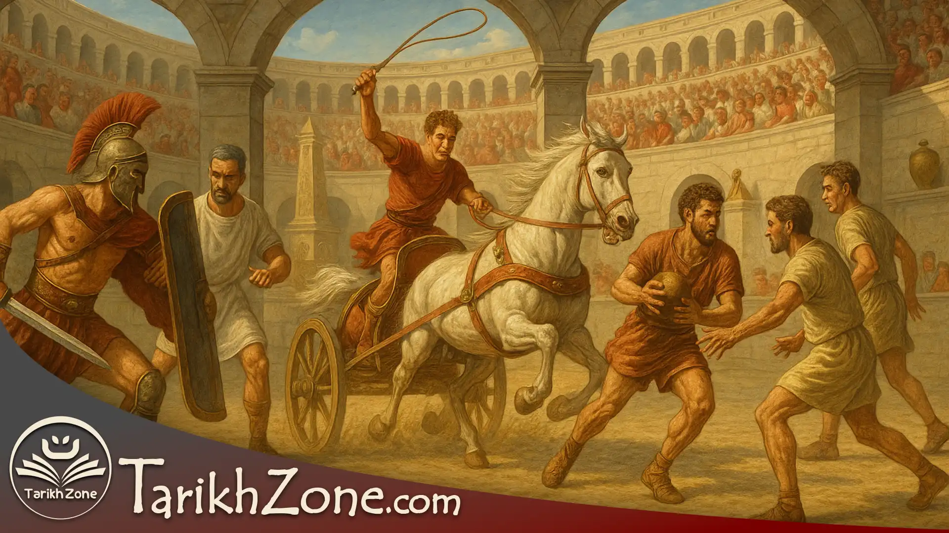 گلادیاتور و ورزش و سرگرمی در روم باستان