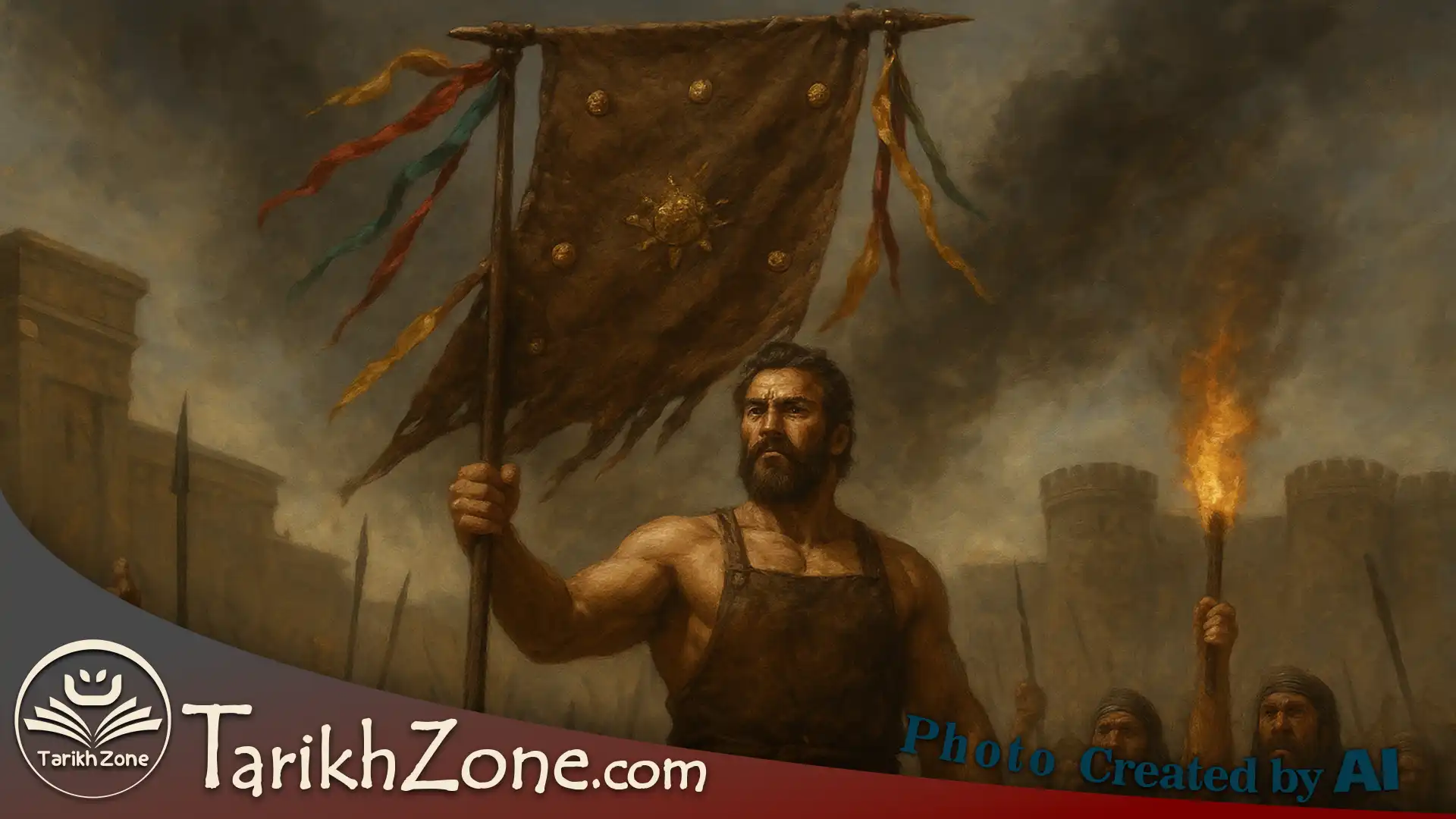 درفش کاویانی و کاوه آهنگر